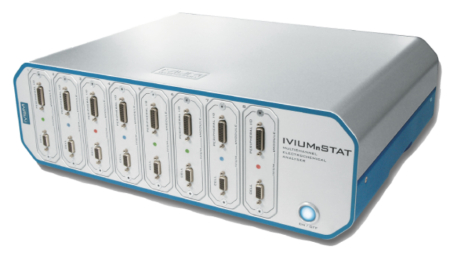 Ivium-n-Stat with 8 s-Modules Plugged-In